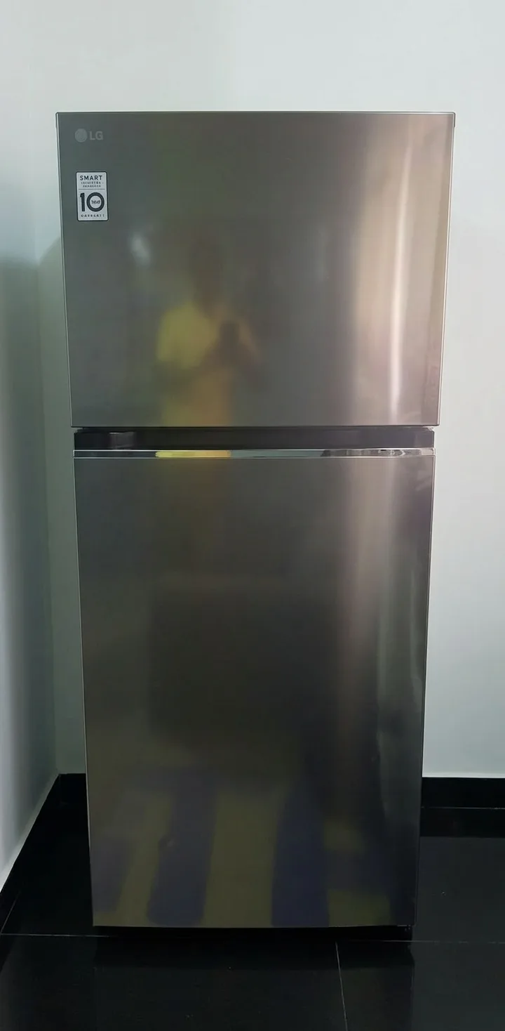 LG 375L Smart Inverter Double Door Fridge 2D Silver — like new condition, Nairobi