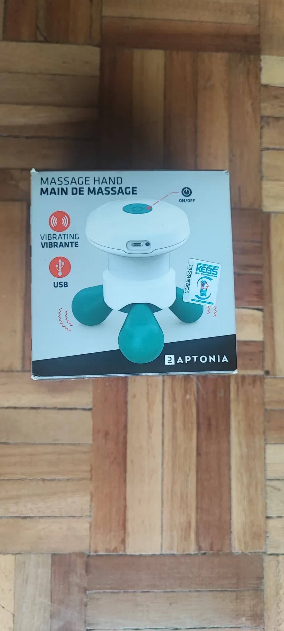 Hand-held massage device