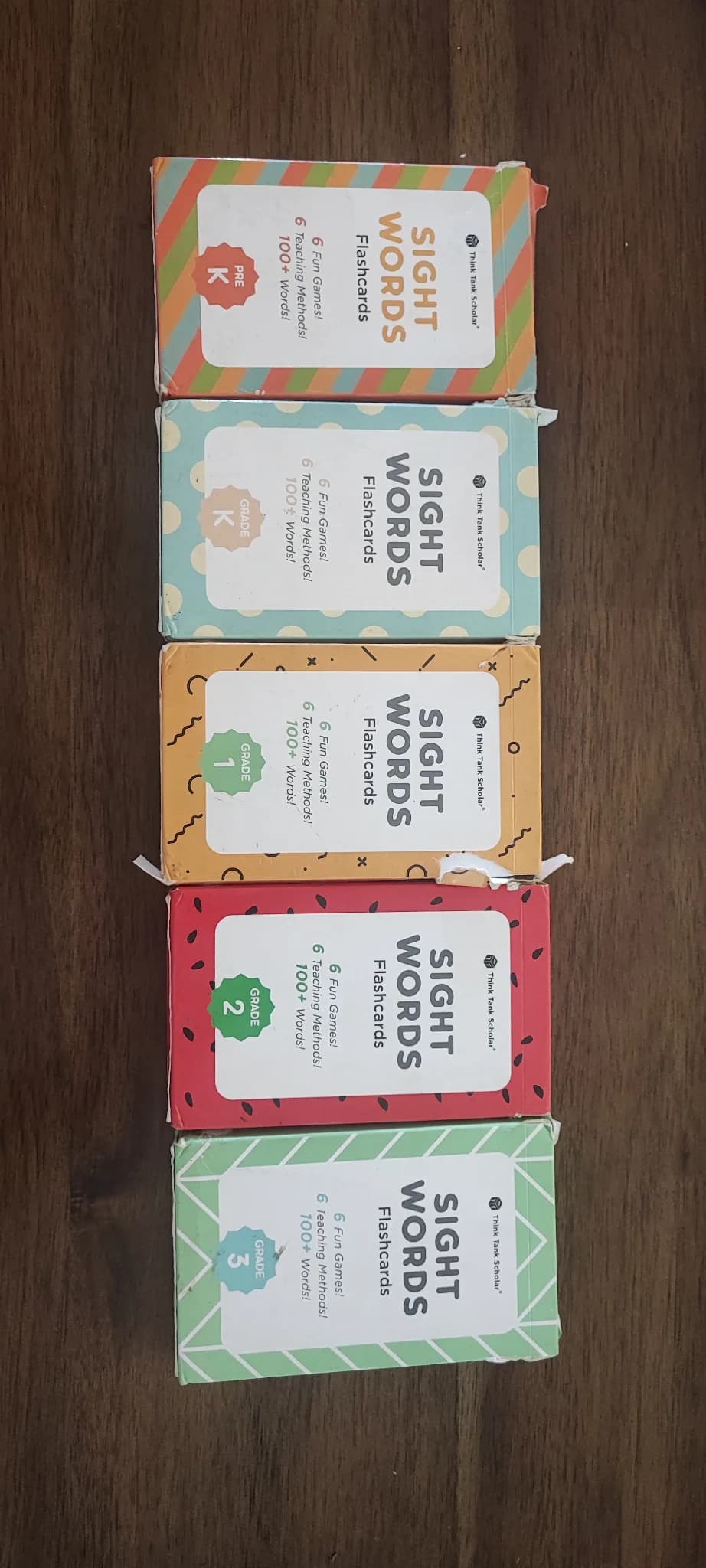 Sight Words Flashcards 5-in-1 Set