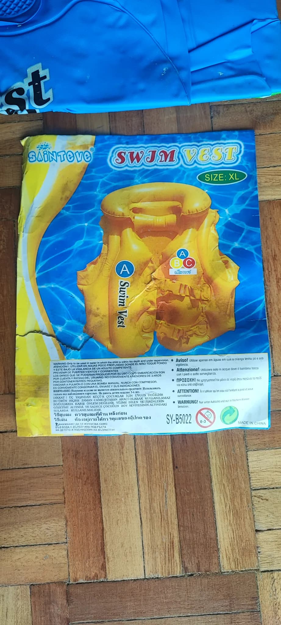 Inflatable Swim vest