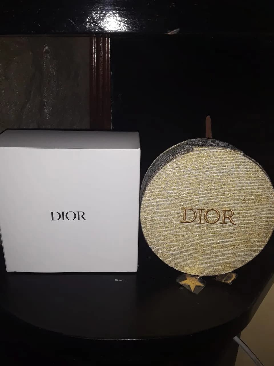 DIOR vanity case with built in-mirror