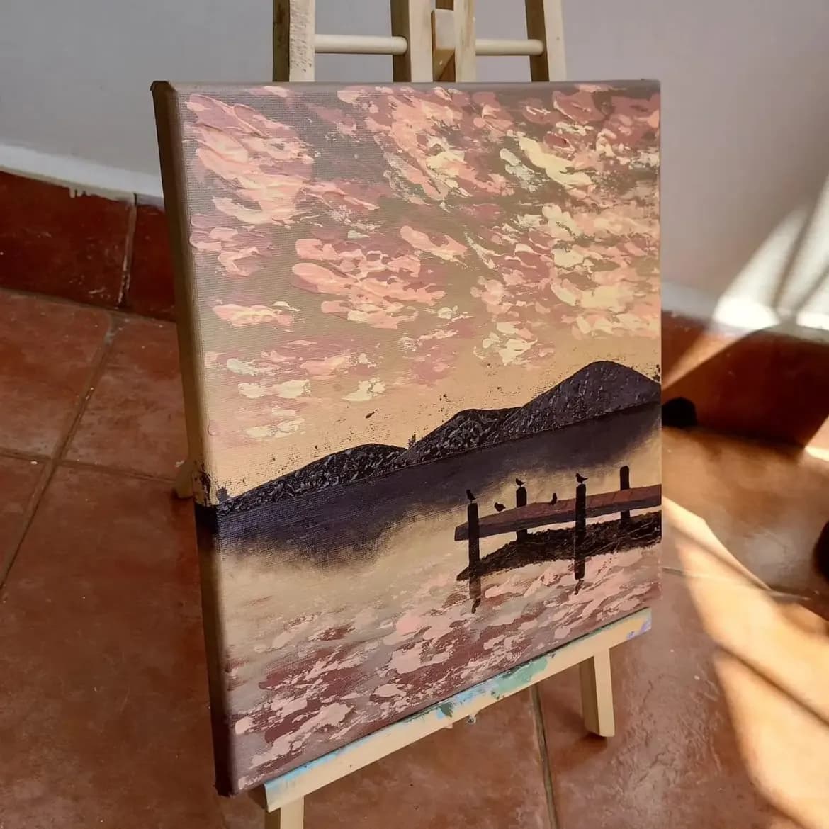 Original Acrylic Painting on Canvas – 30 × 30 cm