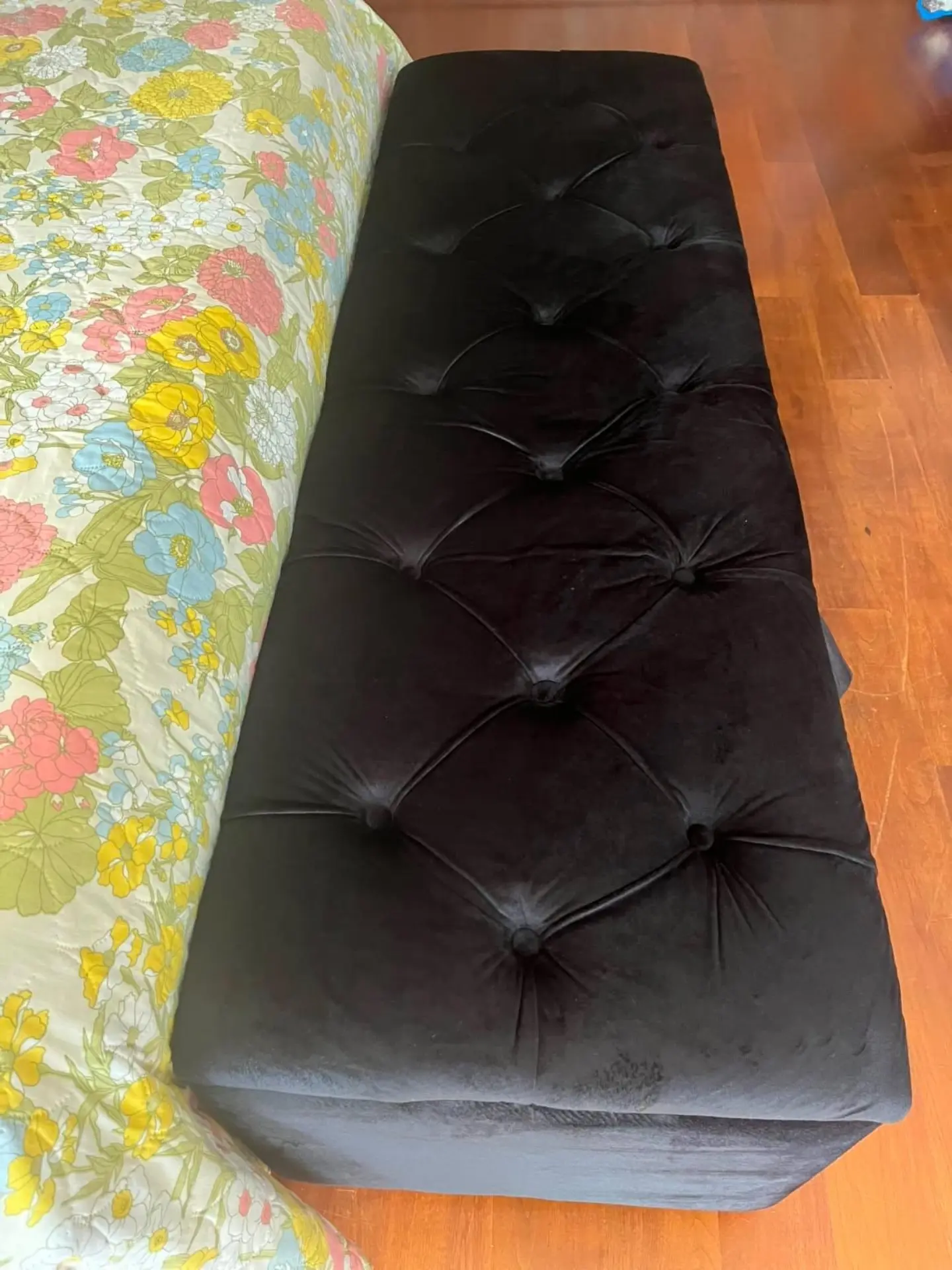 Black Duvet Storage Bench — good condition, Nairobi