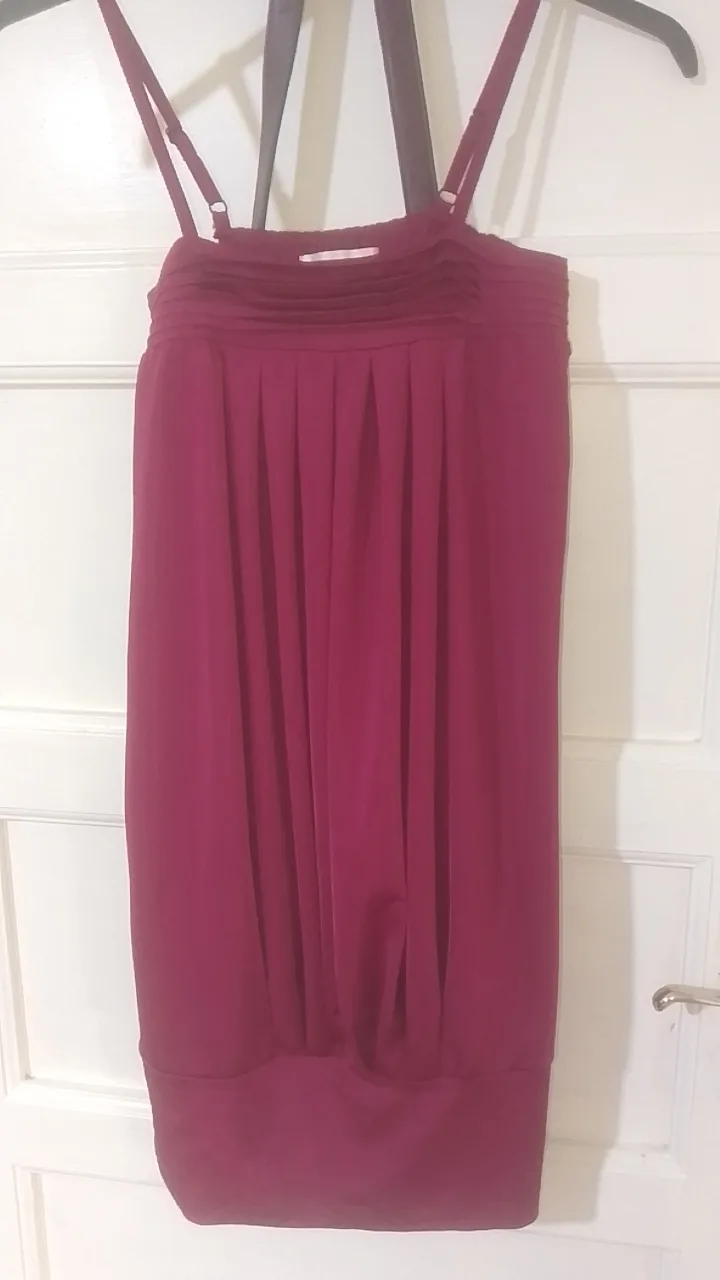 Red pleated mini dress — like new condition, Nairobi