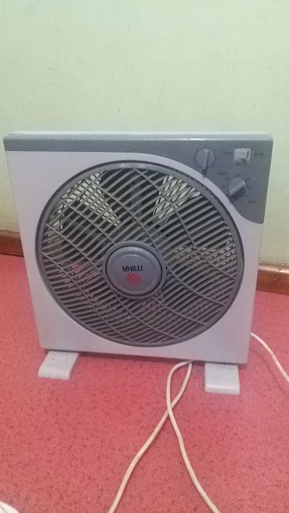 Mika 12" Portable Box Fan — good condition, Nairobi