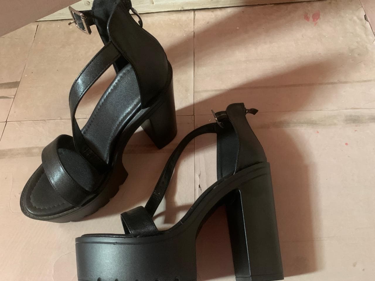 Black Heel sandals — like new condition, Nairobi