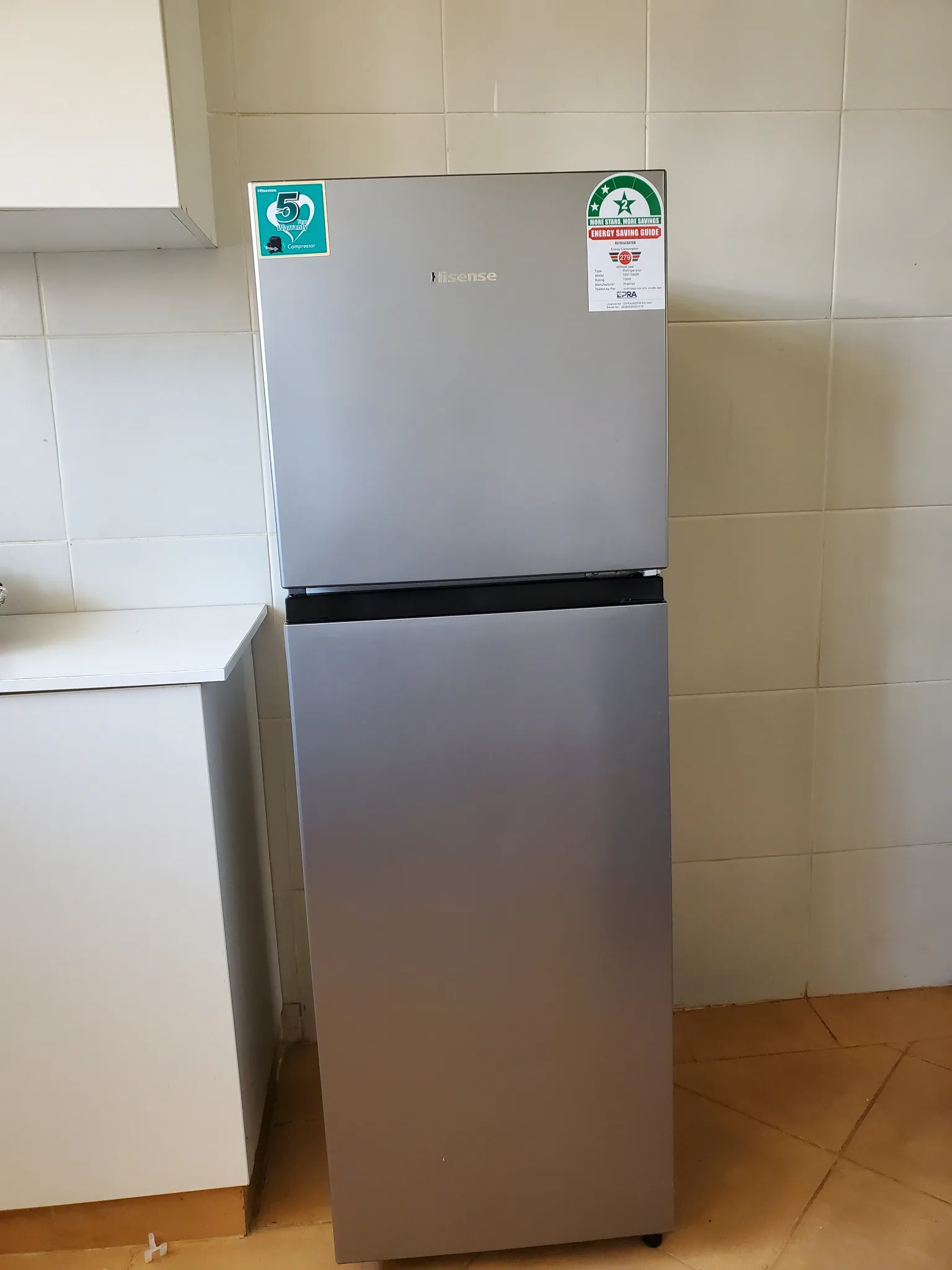Hisense 154L Double Door Fridge — Machakos