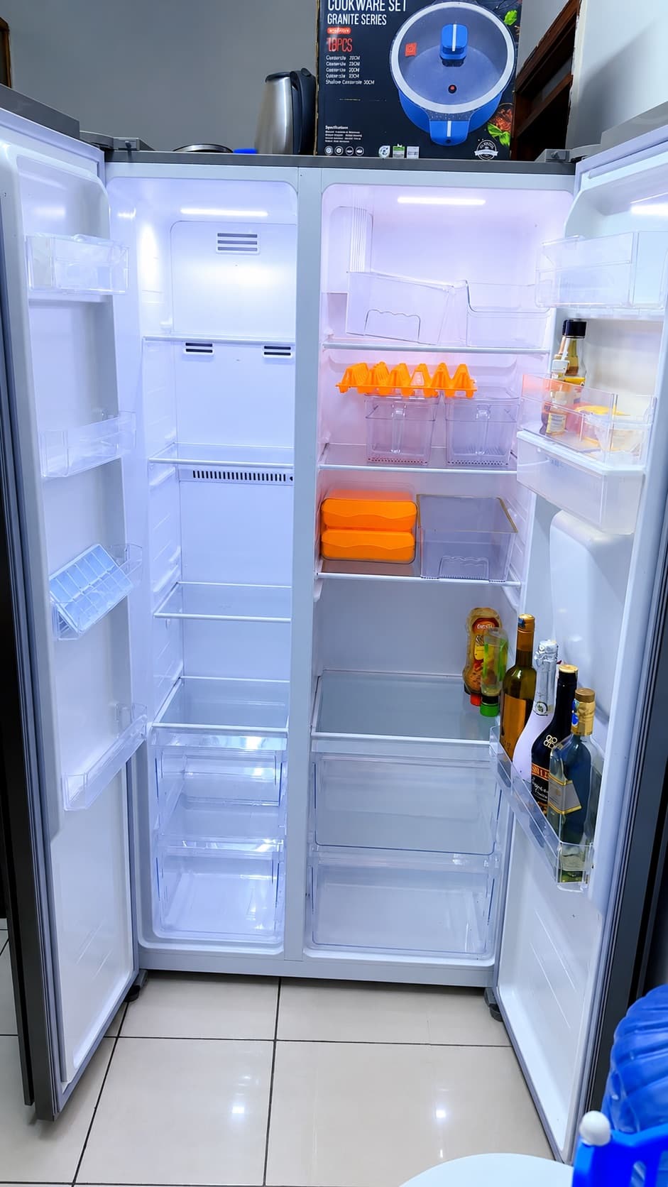 Rotch non frost side by side fridge