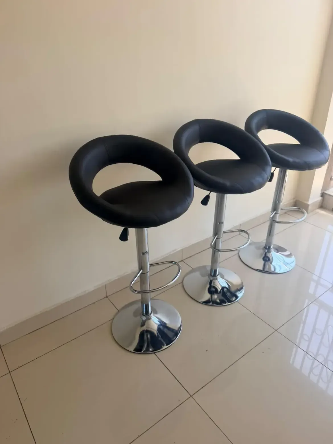 Set of 3 High Bar Stools — good condition, Nairobi